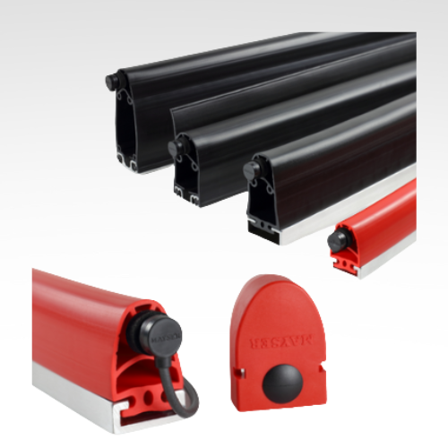Safety edges, sensor profiles and switch strips
